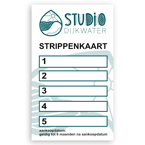 studio dijkwater open studio strippenkaart 5 vierkant shadow