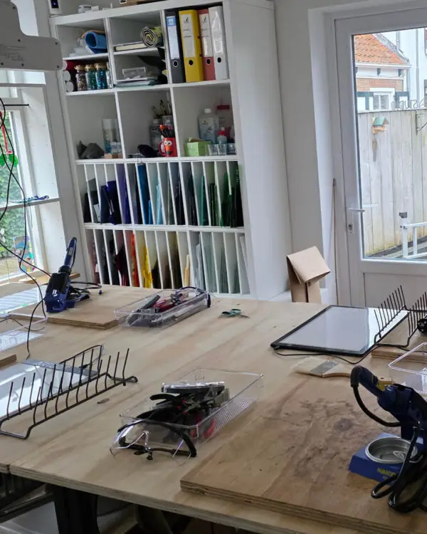 workshop glas in lood tiffany atelier klaar voor workshop