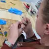 workshop glas in lood tiffany koperfolie plakken