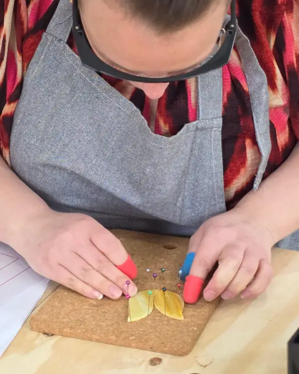 workshop glas in lood tiffany passen en meten